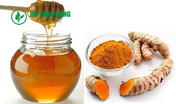 Chữa sẹo bằng mật ong và tinh bột nghệ